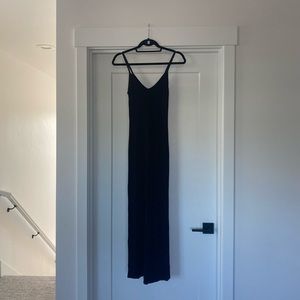 HEATHER Black Maxi Dress
